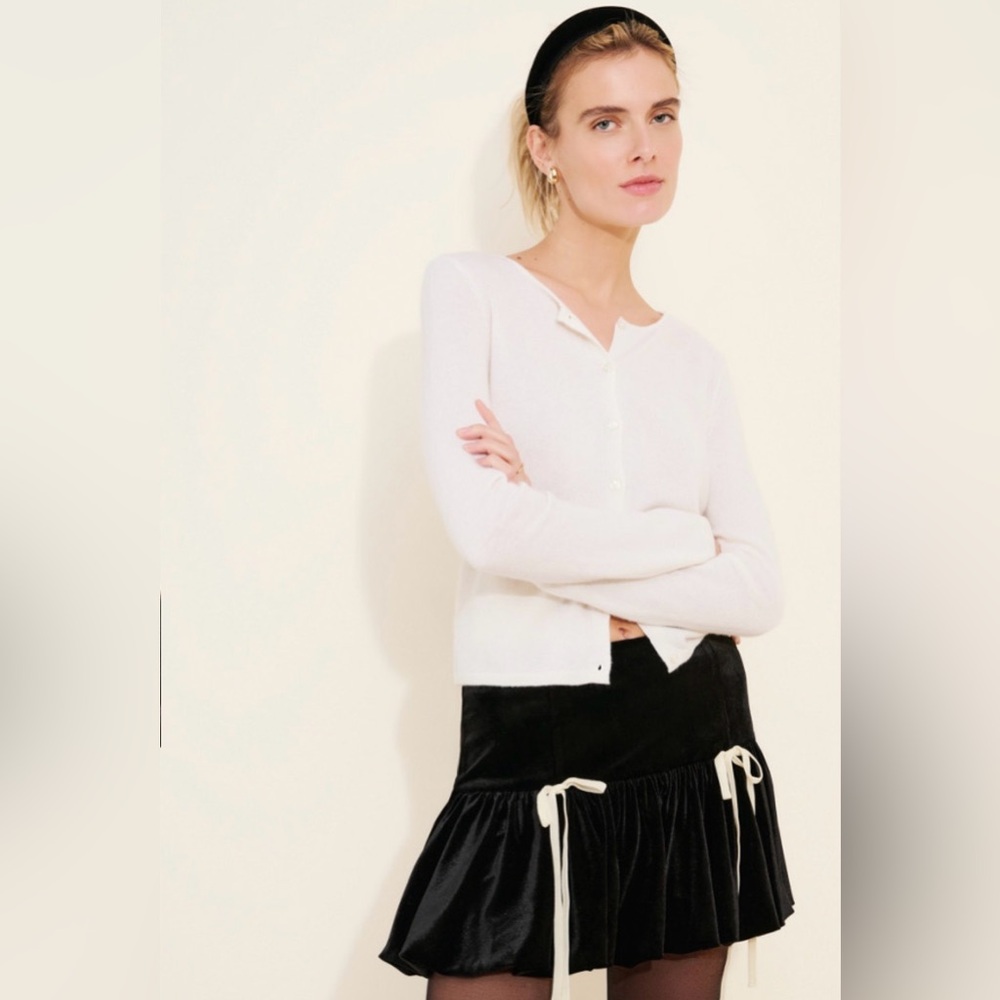 Lisa Says Gah Scarlett Bubble Mini Skirt Large - Picture 2 of 9